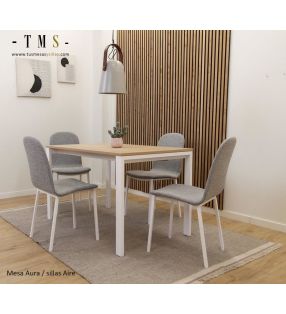 Mesa-encimera-roble-Sega [Foto real]