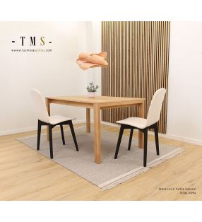 mesa-extensible-Lauri-de-madera-maciza-de-roble-natural-y-sillas-alma