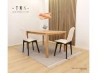 Table extensible Lauri jusqu'à 3 mètres de design moderne et pieds en bois  - 3