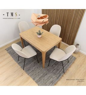 table-en-chêne-solide