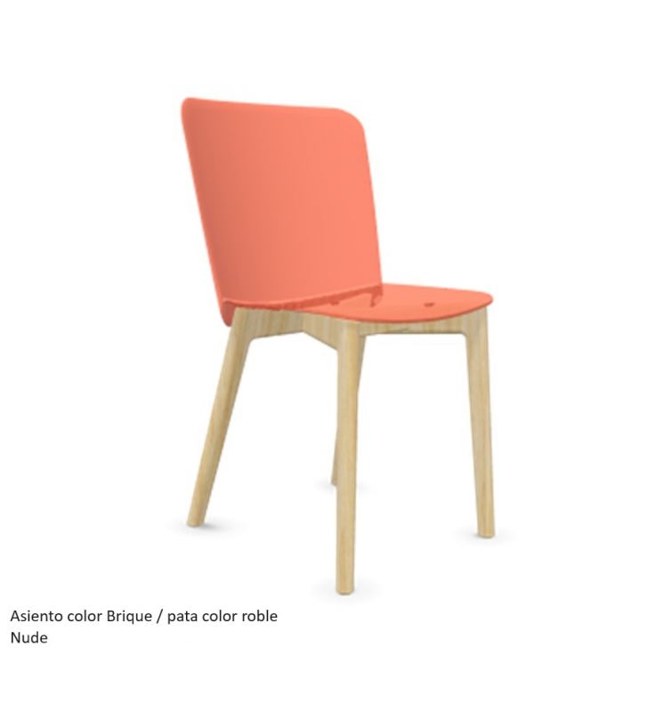 chaise-Supra-bois-polypropylène