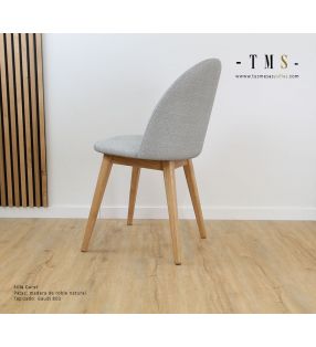 chaise-rembourrée-en-vinyle-facile à nettoyer