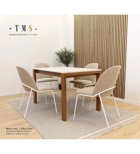comptoir-de-table-dekton-nilium-pied-chêne-foncé