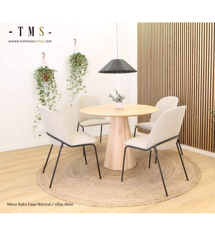 table-ronde-bois-hêtre-clair