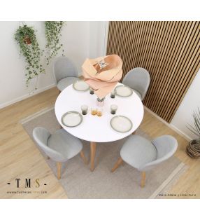 table-ronde-Adana-blanc-et-bois