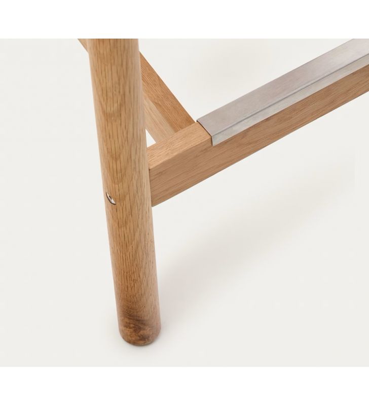 Tabouret haut-Yalia-chêne
