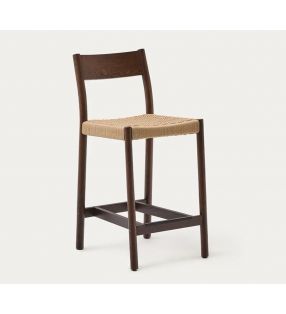 Tabouret-haut-yalia-chêne-foncé