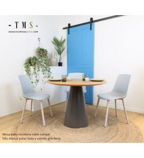 tables-rondes-en-bois-anthracite