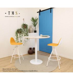 table-haute-ronde-avec-tabourets