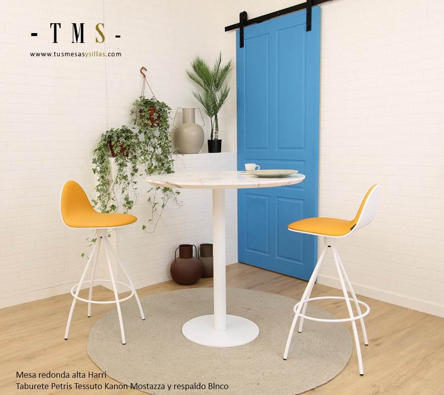 table-haute-ronde-avec-tabourets