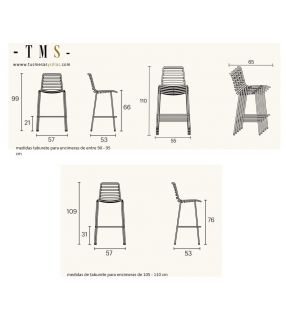 mesures-des-tabourets-hauts-d'extérieur
