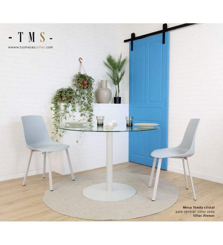 table-Tonda-pied-central-couleur-soie