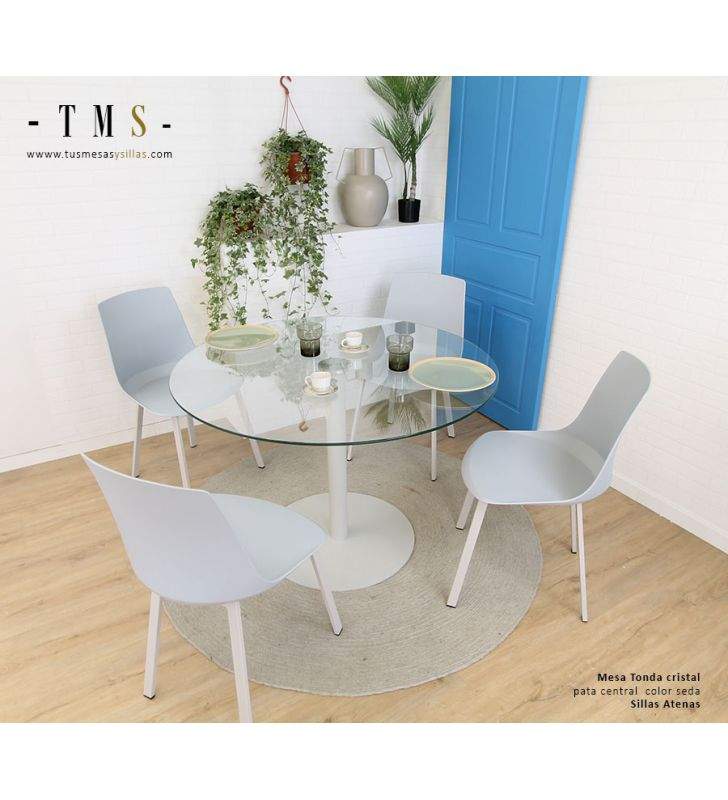 table-ronde-en-verre-pour-espaces-ouverts