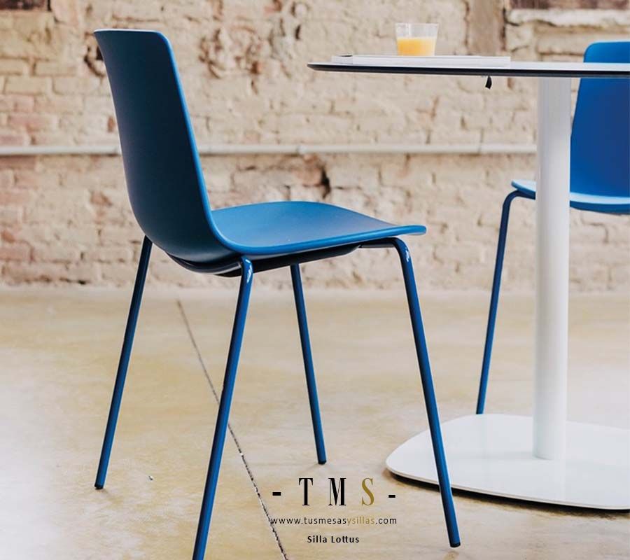 Chaise-Lottus-couleur-Marine-Bleu