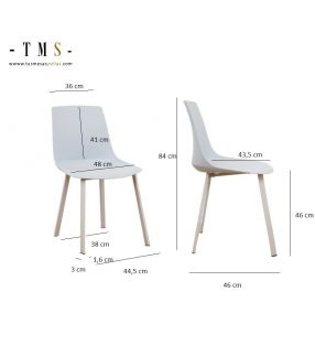 mesures-chaises-faciles à nettoyer