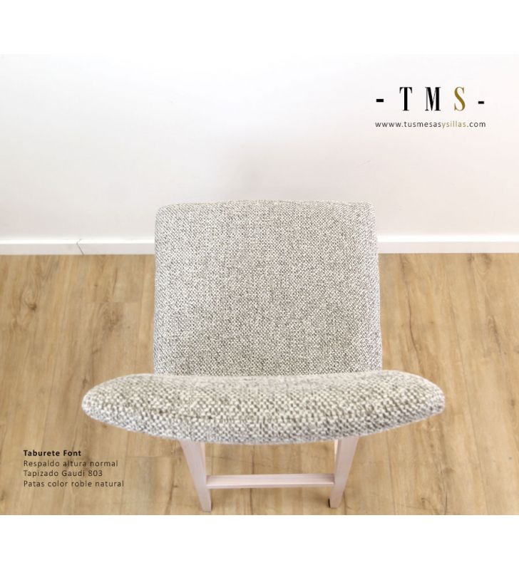 Tabouret haut avec pieds en bois pour comptoir ou espace de travail  - 14