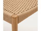 Silla Analy en madera natural de roble y asiento de cuerda  - 17