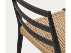 Chaise Analy en bois de chêne naturel et assise en corde.  - 18