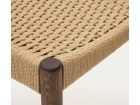 Silla Analy en madera natural de roble y asiento de cuerda  - 19