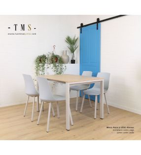 mesa-extensible-moderna-para-cocina-o-comedor [Foto real]