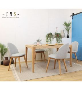 chaises-rembourrées-de-style-nordique
