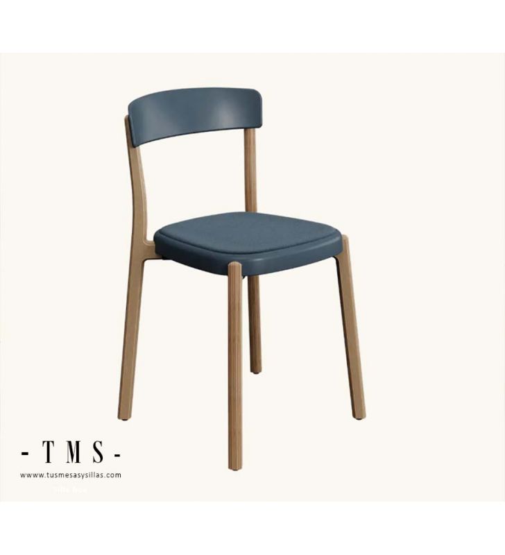 Silla ligera, apilable y robusta de estilo clásico para tu hogar, Noa  - 7