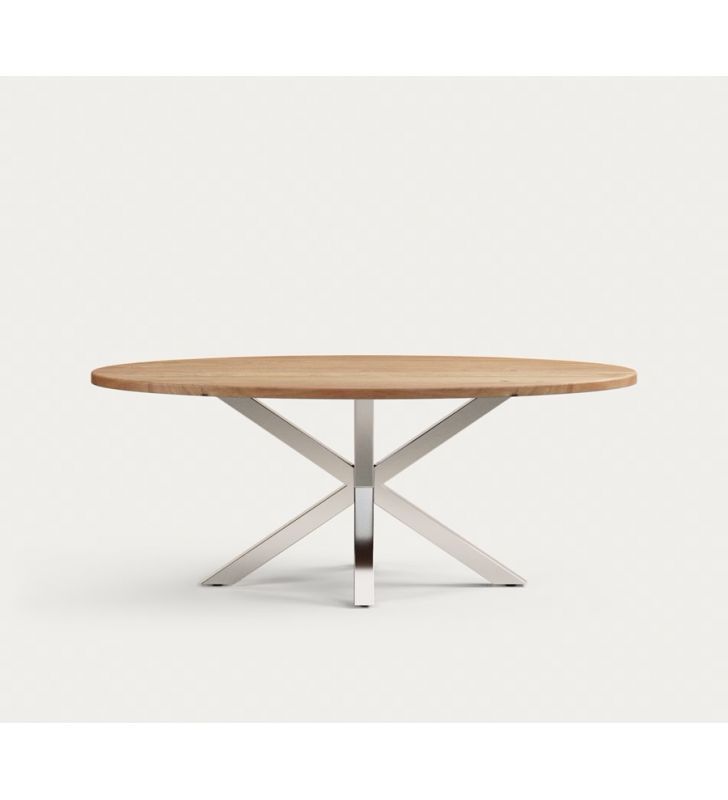 table-ovale-pieds-brillants