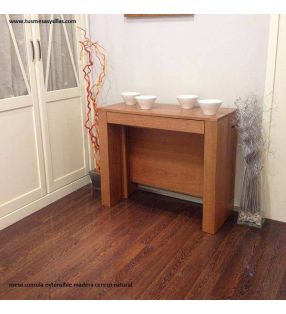 mesa consola extensible moderna