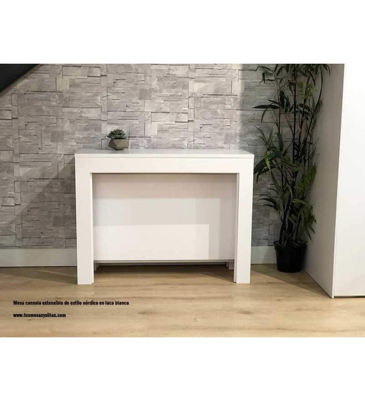 mesa consola extensible moderna  - 6