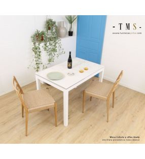 table-de-cuisine-extensible-blanche