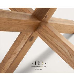 Détail-table-pieds-croisés-Lotus