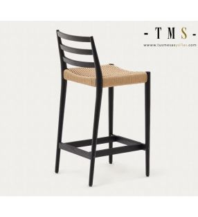 Tabouret haut de style vintage