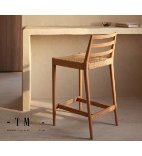 Tabouret haut-Analy-coloris-chêne-naturel