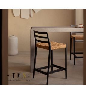 Tabouret haut-Analy-couleur-noir