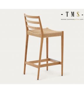 Tabouret haut de style vintage