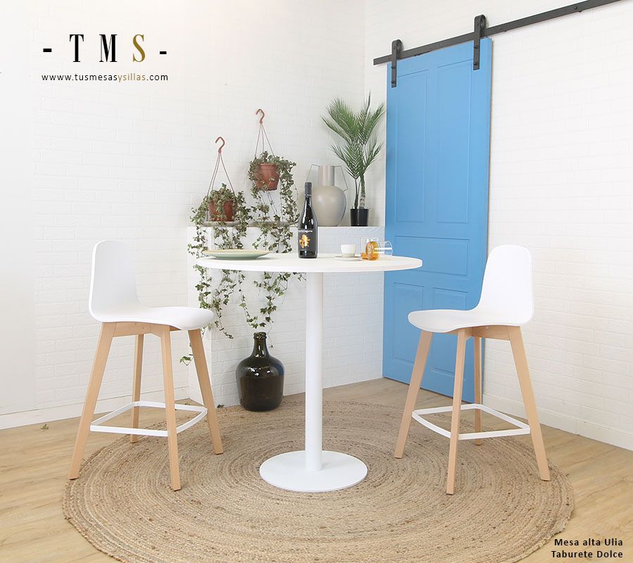 table-haute-ronde-avec-support-central