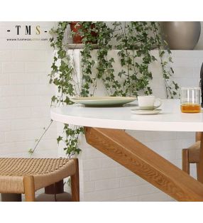 table-ronde-plateau-blanc