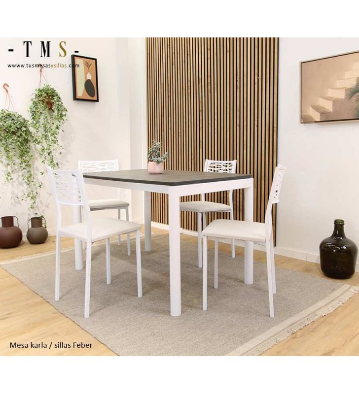 Chaises-de-cuisine-blanches-pas chères