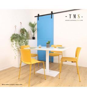 cuisine-table-comptoir en verre