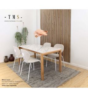 table-extensible-avec-pieds-en-chêne-solide-et-plateau-Dekton