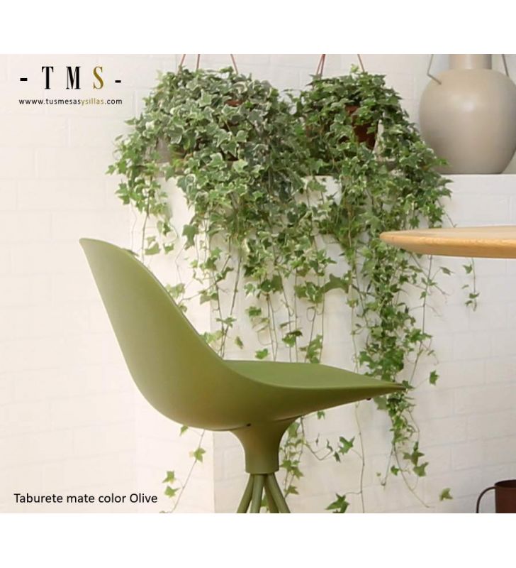 Tabourets hauts couleur vert