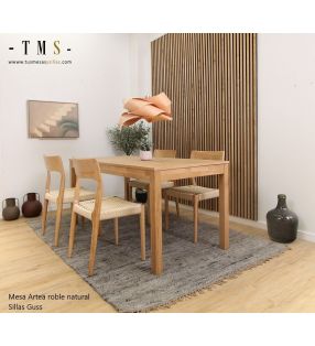 Tables extensibles en bois naturel