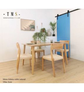 mesa-comedor-madera-roble