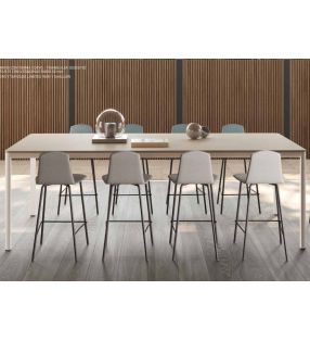 table haute-coins-ronds