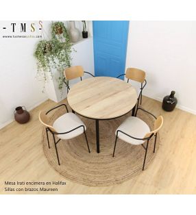 mesas-redondas-negro-madera