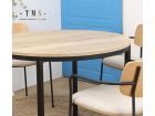 Table ronde moderne extensible avec pieds en métal, Irati  - 3