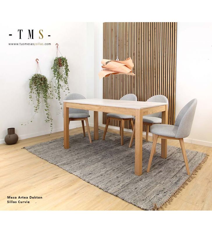 Plateau de table en Dekton très résistant