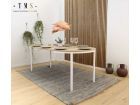 Table ronde moderne extensible avec pieds en métal, Irati  - 13