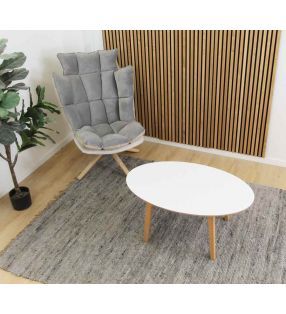 table basse ovale extensible