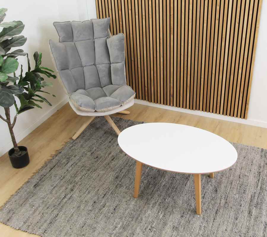 table basse ovale extensible